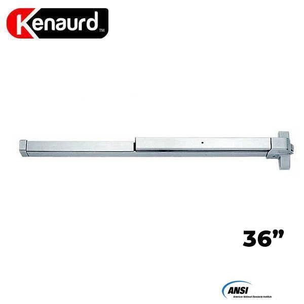 36" Heavy Duty Aluminum Exit Device with Panic Bar – Grade 1