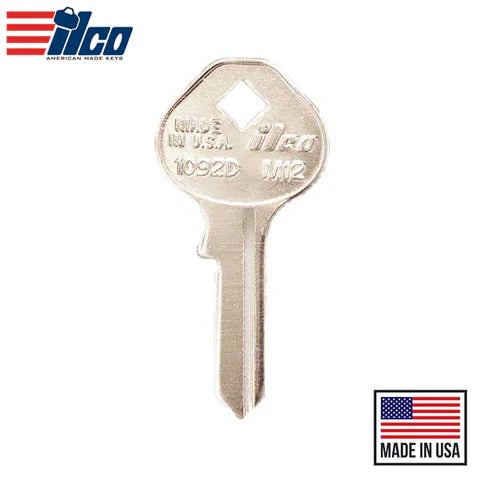(ILCO) 1092D-M12 Ilco Masterlock Key – Brass Hover Image