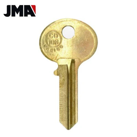 (JMA) HUD-3E Hudson CO106 / H20 / HL1 5-Pin Cabinet Key – Brass Hover Image