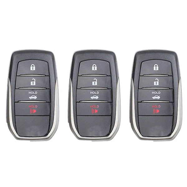 2016-2019 (AFTERMARKET) Smart Keys for Toyota MIRAI | PN: 89904-62020 | HYQ14FBA  - Pack x3