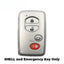 2005-2014 (AFTERMARKET) Smart Key Shell for Toyota- Lexus Camry | PN: 89904-48110 - 89904-0T060