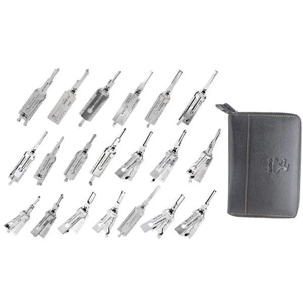 ORIGINAL LISHI - Complete Automotive Starter Pack (BUNDLE of 20 Lishi Tools & Case)