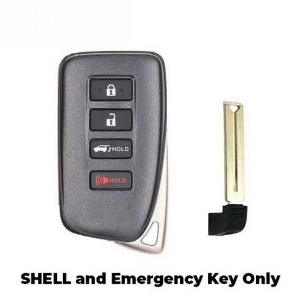 2013-2020 (AFTERMARKET) Smart Key Shell for Lexus LX570 - RX350 | PN: 1551A-14FBA Hover Image