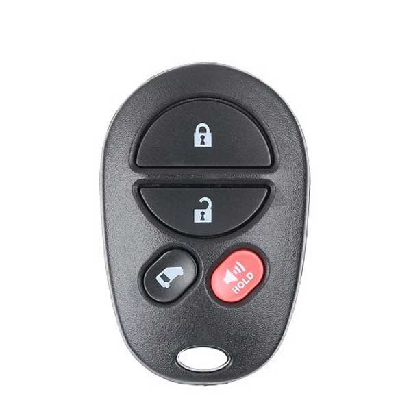 2004-2013 Toyota Sienna / 4-Button Keyless Entry Remote / PN: 89742-AE020 / GQ43VT20T (AFTERMARKET)