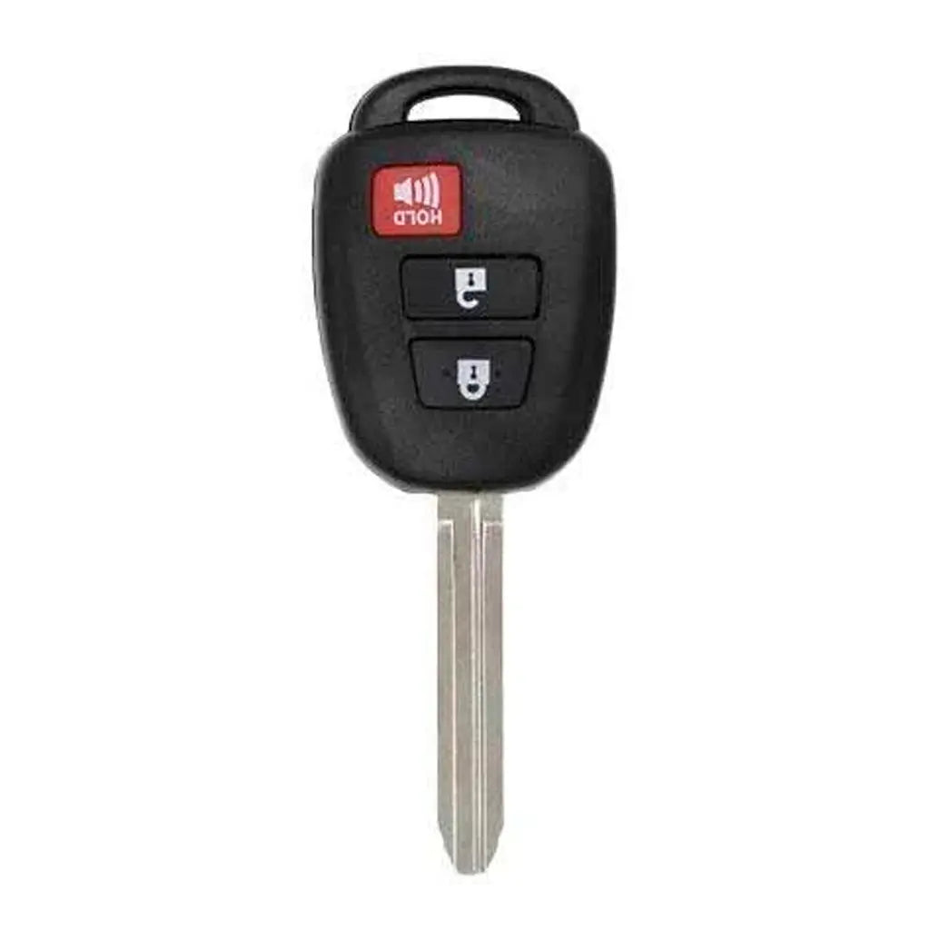 2012-2021 (Aftermarket) Remote Key D-SHELL for Toyota - Scion TC / XB / Prius / Tacoma | FCC ID: HYQ12BEL