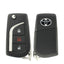 2018-2020 Toyota C-HR  / 3-Button Flip Key / PN: 89070-F4080 / MOZB97TZ (H Chip) (OEM Refurb)