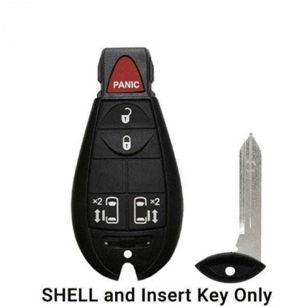 2008-2019 (AFTERMARKET) Fobik Key Shell for Volkswagen - Chrysler 300 - RAM - Challenger | M3N5WY783X, IYZ-C01C