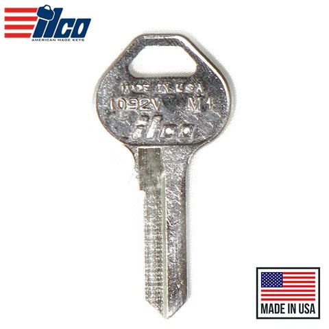 (ILCO) 1092V-M4 Ilco Masterlock Key – Brass Hover Image