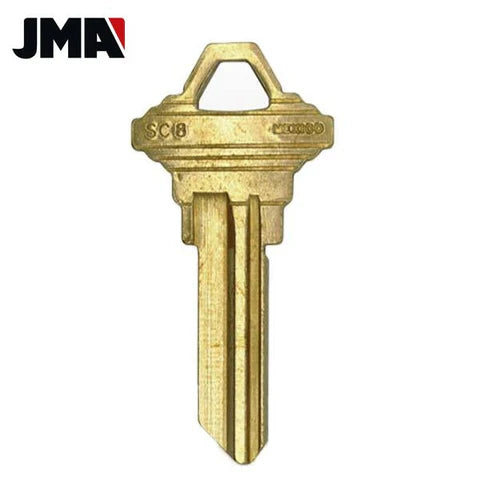 (JMA) SLG-11E Schlage SC8 / 1145E 5-Pin Key – Brass
