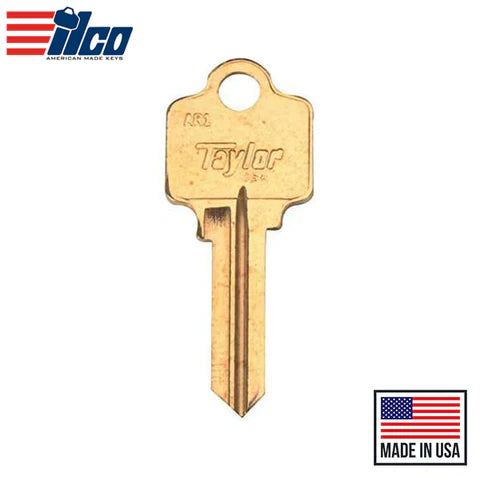 (ILCO) AR1-BR Ilco Arrow Key – Brass Hover Image
