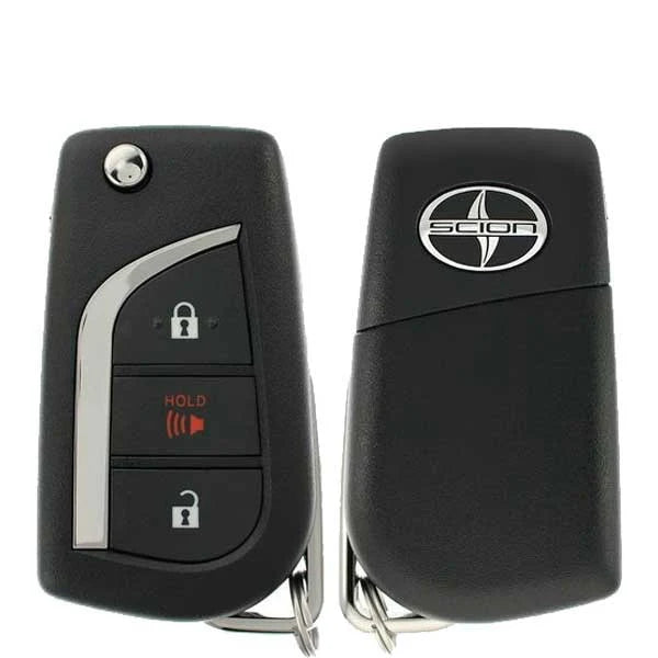 2014-2015 Scion tC / 3-Button Flip Key / PN: 89070-21150 / MOZB95TH (G Chip) (OEM Refurb) Hover Image
