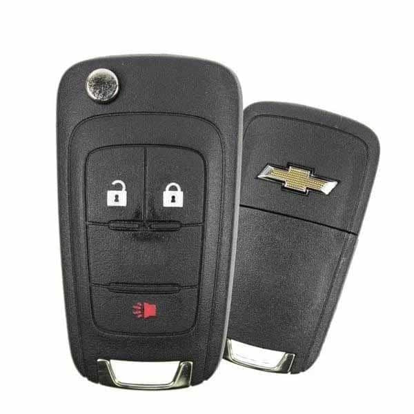 2010-2018 (OEM REFURB) Remote Flip Keys for Chevrolet Equinox | PN: 5913598 | OHT01060512 Hover Image