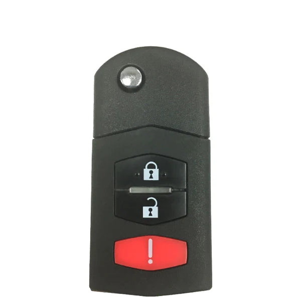 2004-2008 Mazda 6 / 3-Button Flip Key / PN: FE04-67-5RYB / KPU41788 (OEM Recase) Hover Image
