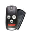 2007-2013 (OEM RECASE) Remote Flip Keys for Acura  MDX | PN: 35111-STX-326 | N5F0602A1A (Memory 2)