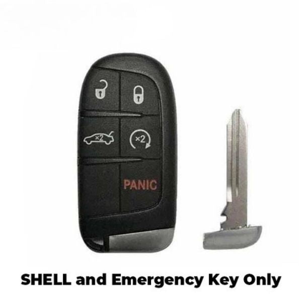 2011-2019 (AFTERMARKET) Smart Key Shell for Dodge - Chrysler - Jeep Dart - 300 | PN: 68394195AA