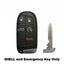 2011-2019 (AFTERMARKET) Smart Key Shell for Dodge - Chrysler - Jeep Dart - 300 | PN: 68394195AA