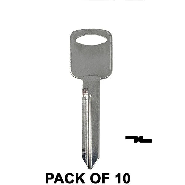 1996-2006 (AFTERMARKET) Metal Head Keys for Ford Taurus | H75 - 1196FD - Pack x10 Hover Image