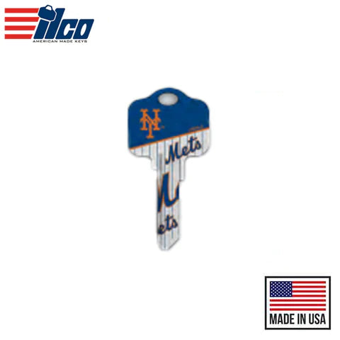 (ILCO) MLB TeamKeys New York Mets KW1 Ilco Key Pack x5 Hover Image