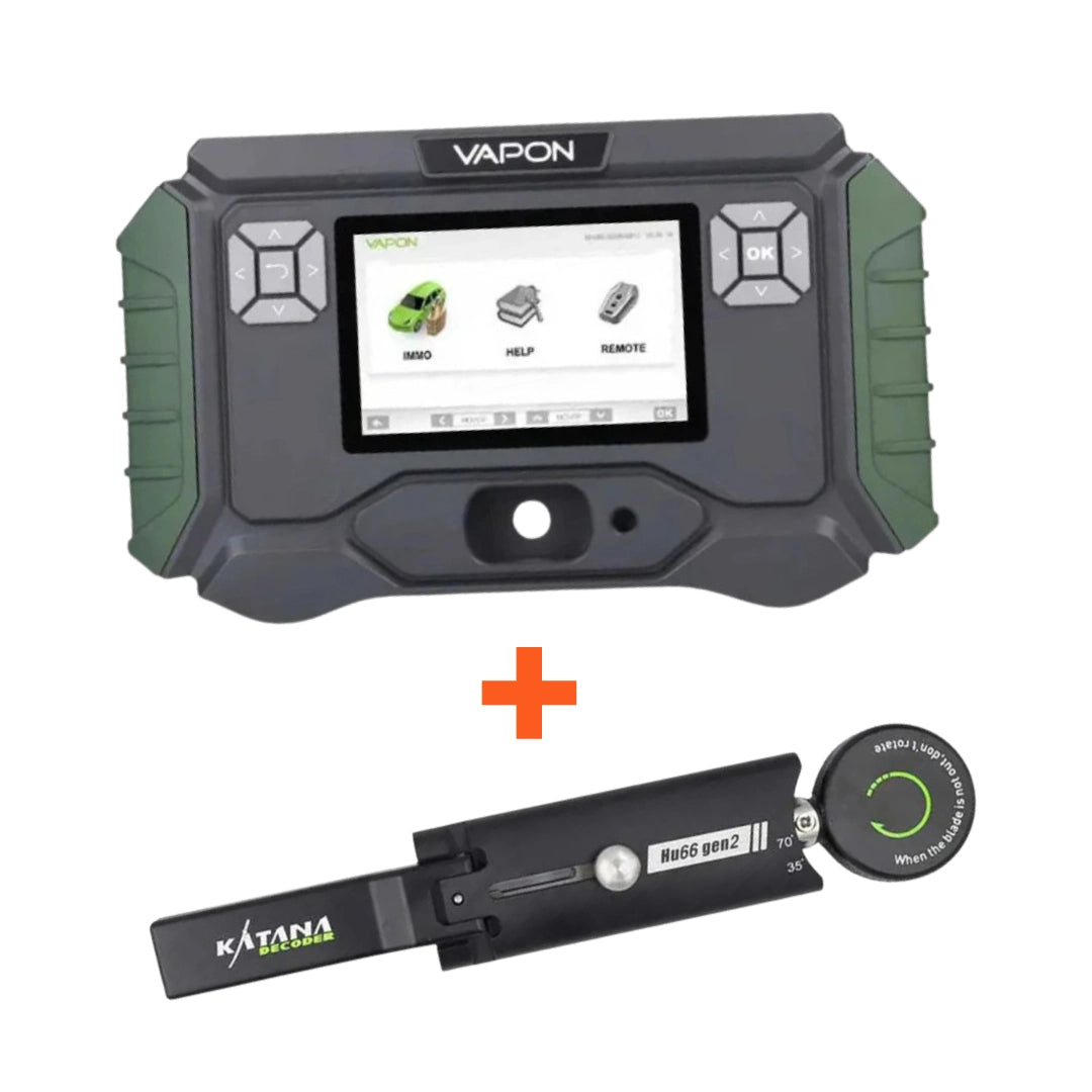 Vapon | VP996 | OBD Automotive Key Programmer Tool | 80% vehicle model coverage (Free katana decoder HU66)