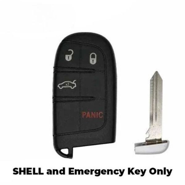 2011-2019 (AFTERMARKET) Smart Key Shell for Dodge - Chrysler - Jeep Challenger | PN: 68394195AA