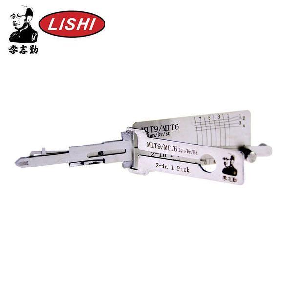 Original Lishi - MIT6 MIT9 - Mitsubishi - 2-in-1 Pick & Decoder - Twin Lifter - AG