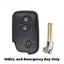 2006-2012 (AFTERMARKET) Smart Key Shell for Lexus LS460 - GS460 | HYQ14AAB - HYQ14ACX - HYQ14AAF