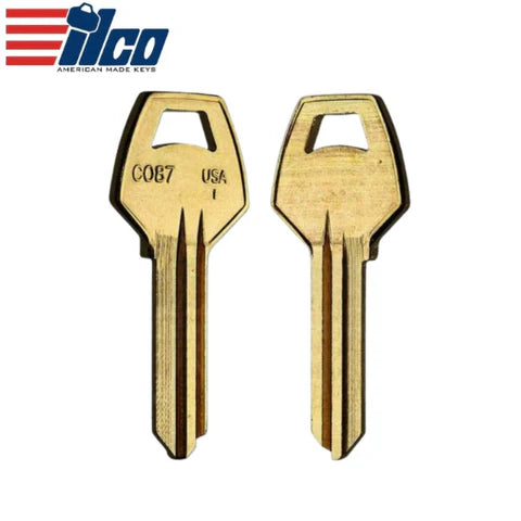 (ILCO) NB-CO87 Ilco Neuter Bow Key – Brass Hover Image
