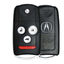 2007-2013 Acura MDX / 4-Button Flip Key / PN: 35111-STX-329 / N5F0602A1A (Driver 2) (OEM)