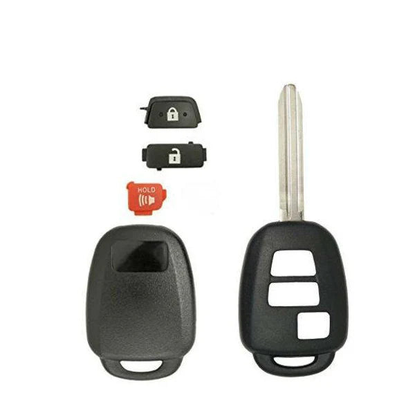 2012-2017 (AFTERMARKET) Head Key Shell for Toyota Corolla | PN: 89070-52G30 | MOZB52TH Hover Image