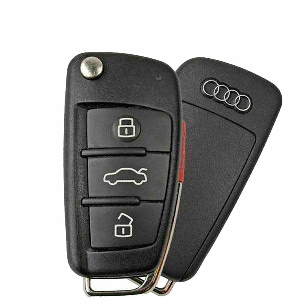 2006-2010 (OEM Refurb) Remote Flip Key for Audi A3 / A4 / A5 | PN: 8E0-837-220-R