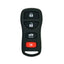 Xhorse - XKNI20EN - Nissan Style  4 Button Universal Remote for VVDI Key Tool Replacement for XKNI00EN
