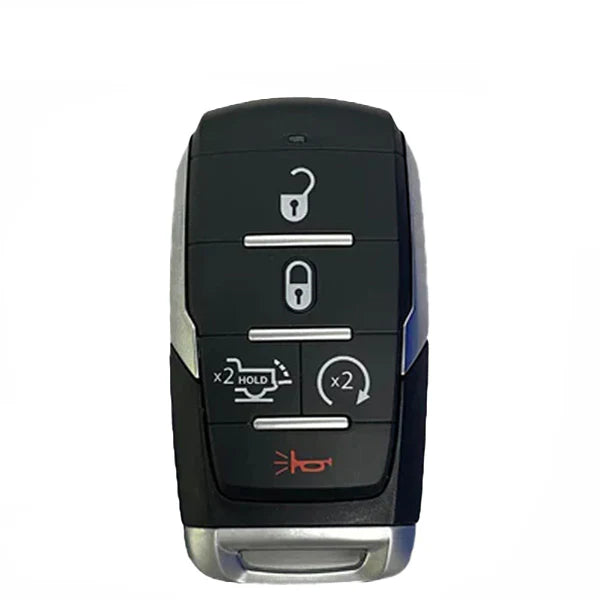 2025 Dodge Ram 1500 / 5-Button Smart Key / PN: 68523814AA / OHT4882056 (OEM REFURB) Hover Image