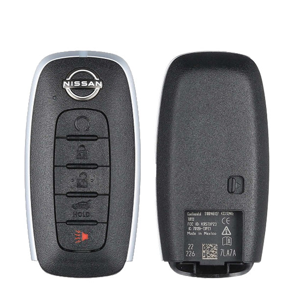 2022-2023 Nissan Pathfinder / 5-Button Smart Key / PN: 285E3-7LA7A / KR5TXPZ3 (OEM) Hover Image
