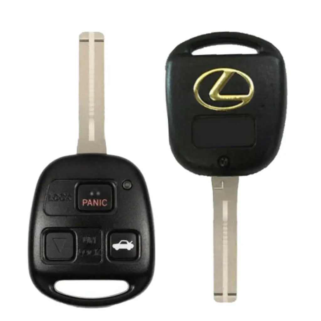 1998-2005 (OEM Refurb) Remote Head Key for Lexus ES - GS - IS - LS | PN: 89070-53530 / HYQ1512V | Short Blade
