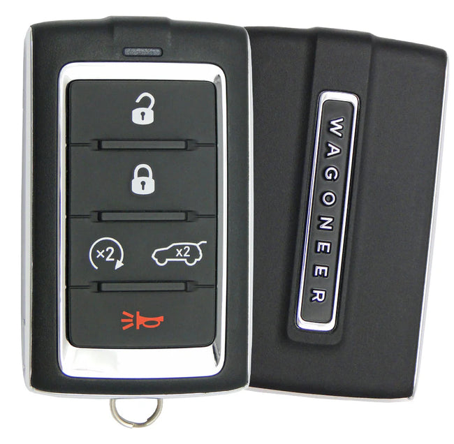 2021-2022 Jeep Grand Wagoneer / 5-Button Smart Key / PN: 68469565AA / M3NWXF0B1 (OEM Refurb) Hover Image