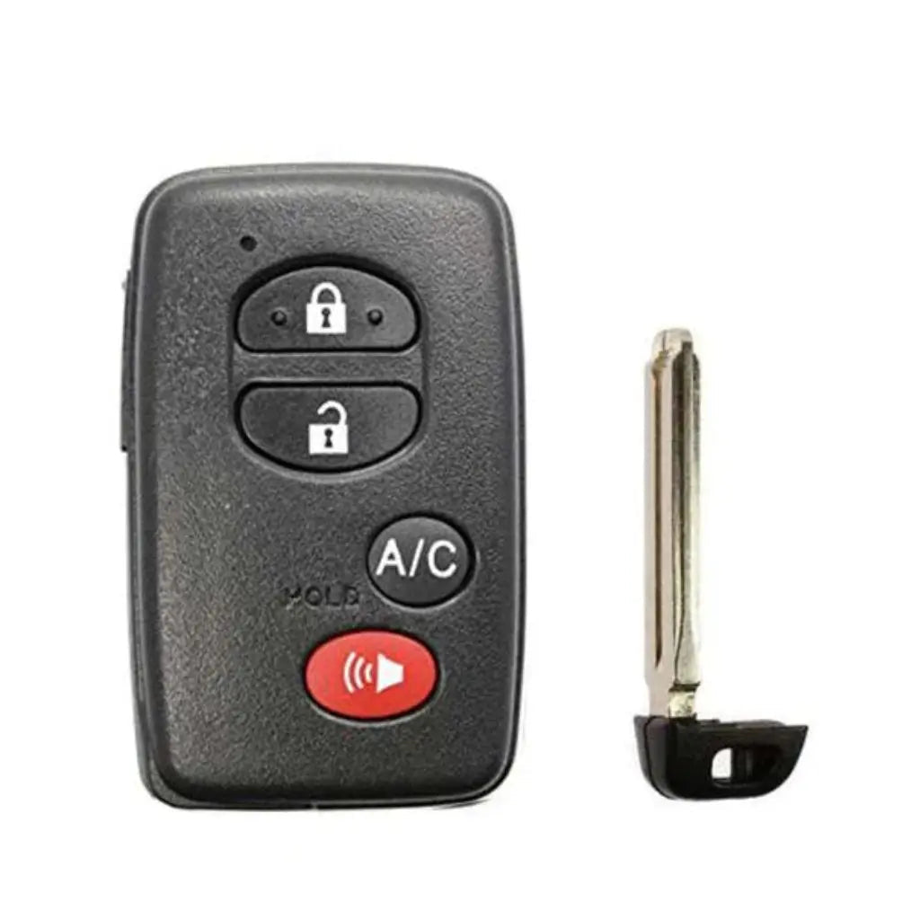 2009-2015 (Aftermarket) Smart Key SHELL for Toyota 4Runner - Avalon - Camry - Corolla - RAV4 | PN: 89904-47420 / HYQ14AAB