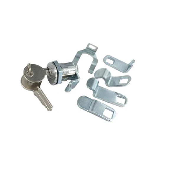 Premium Mailbox Locks Bundle - Multi-cam - Threaded Body - HL1 Keyway - Keyed Different - US14 Bright Nickel X12