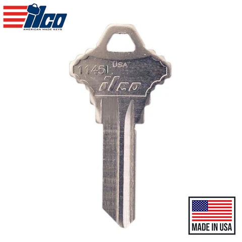 (ILCO) 1145L Ilco Schlage Key – 6-Pin / Disc