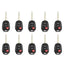 2012-2017 (AFTERMARKET) Remote Head Keys for Toyota Prius | PN: 89070-52F60 | HYQ12BDM -  Pack x10