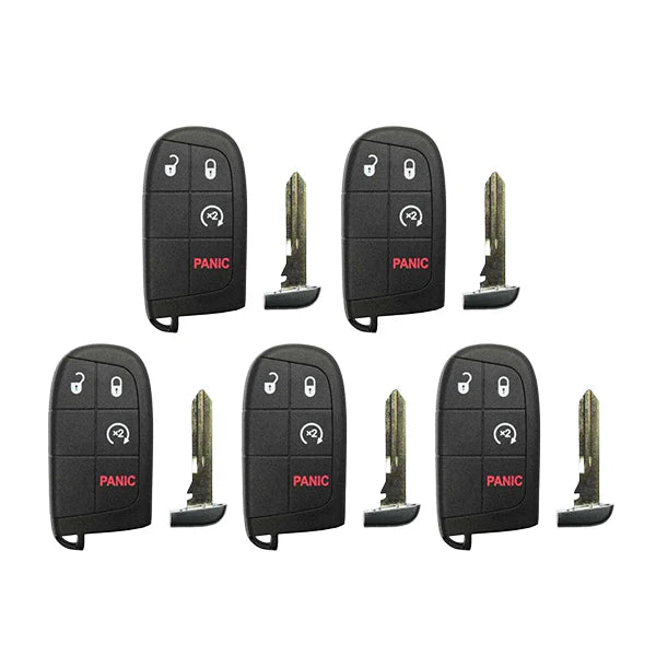 2011-2020 (AFTERMARKET) Smart Keys for Dodge Chrysler | PN: 68066349AF | M3N-40821302- Pack x5 Hover Image