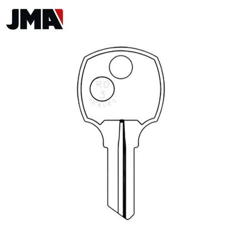 (JMA) NTC-10DE National RO3 / 1069N 5-Wafer Cabinet Key – Brass