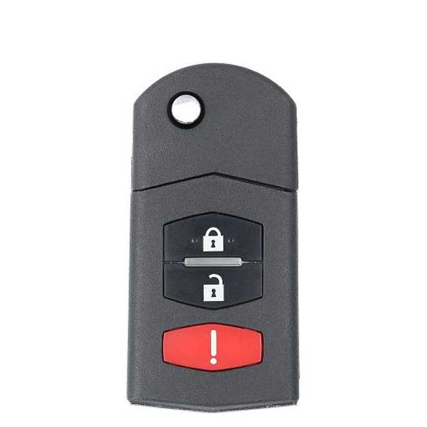 2006 - 2015 (AFTERMARKET) Remote Flip Keys for Mazda 2 - CX-9 | PN: CC43-67-5RYC Hover Image
