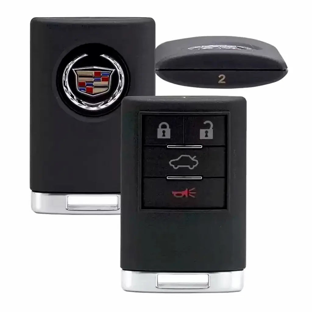 2008-2013 (OEM Refurb) Keyless Entry Remote for Cadillac CTS | PN: 22889450 / OUC6000066