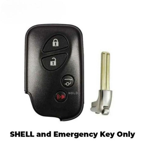2010-2020 (AFTERMARKET) Smart Key Shell for Lexus CT200h - RX350 | PN: 1551A-14ACX
