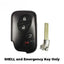 2010-2020 (AFTERMARKET) Smart Key Shell for Lexus CT200h - RX350 | PN: 1551A-14ACX