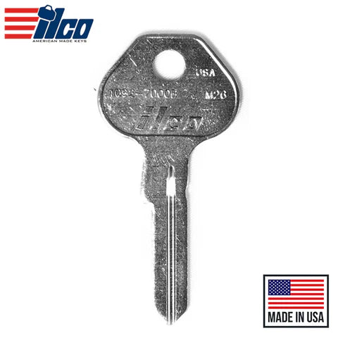 (ILCO) 1092-7000B-M26 Ilco Masterlock Key – Brass Hover Image