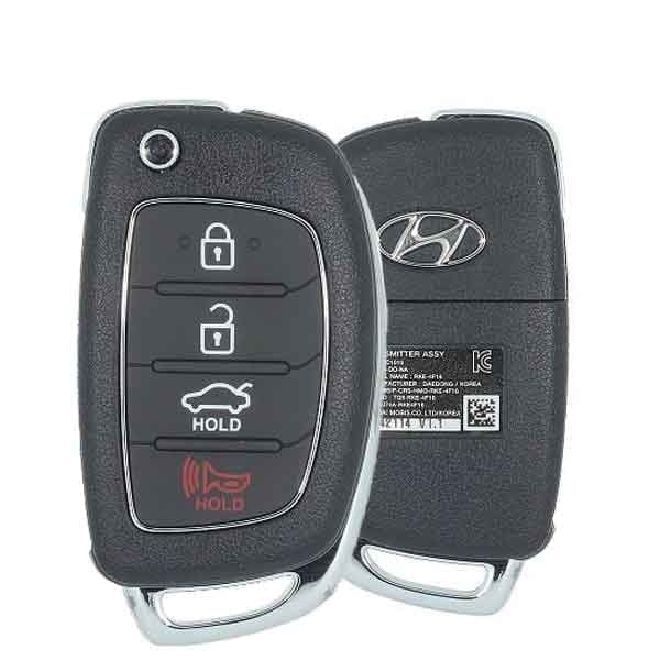 2015-2017 (OEM REFURB) Remote Flip Keys for Hyundai  Sonata  | PN: 95430-C1010 | TQ8-RKE-4F16 Hover Image