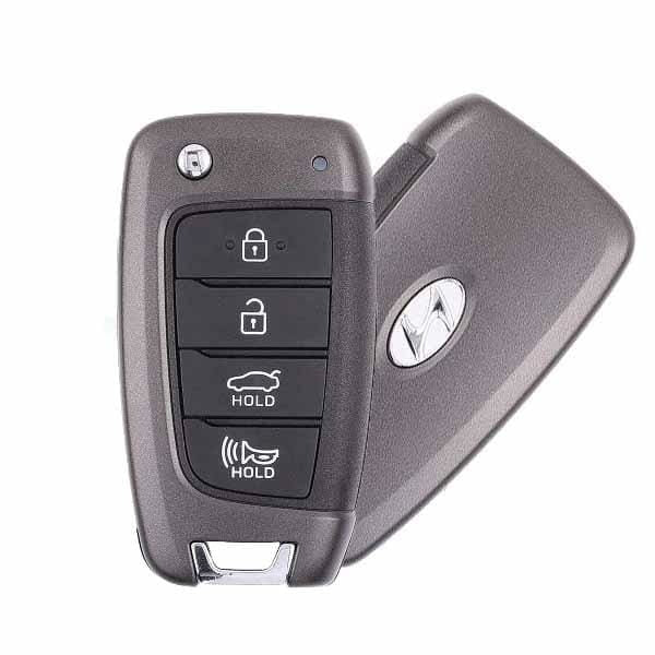 2018-2021 Hyundai Accent / 4-Button Flip Key / PN: 95430-J0700 / NYOSYEC4TX1707 (HC 4BT) (OEM Refurb) Hover Image