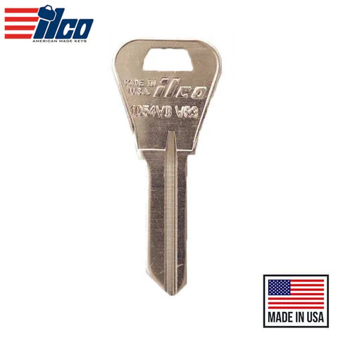 (ILCO) 1054WB-WR3 Ilco Weiser Key – Brass