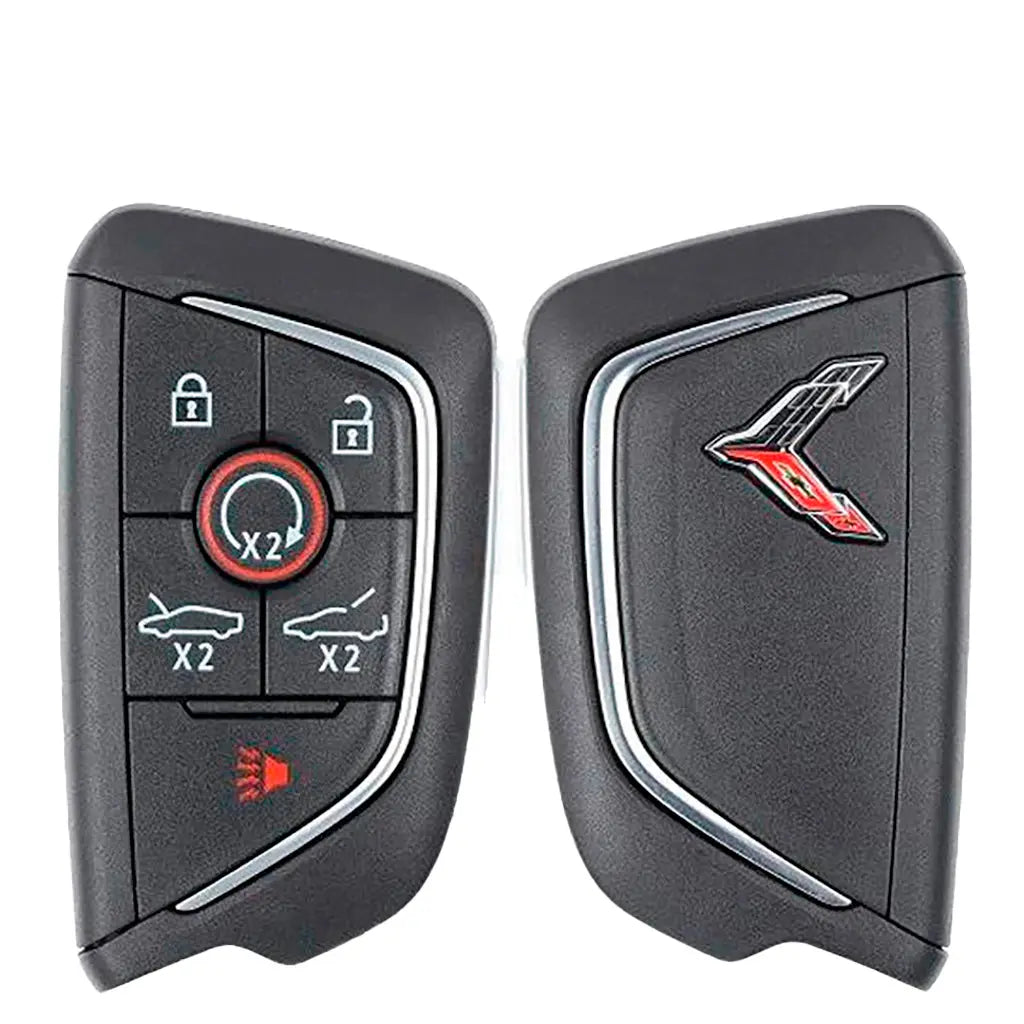 2020-2022 (OEM Refurb) Smart Key for Chevrolet Corvette C8 | PN: 13536982 / YG0G20TB1 / Chrome Logo
